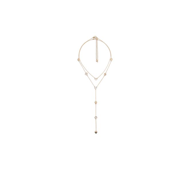 Zianna Women's Clear On Gold Necklace image number 0