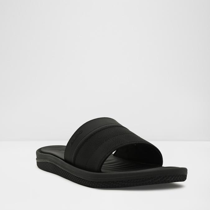 Plantago-In Men's Black Strap Sandals image number 4