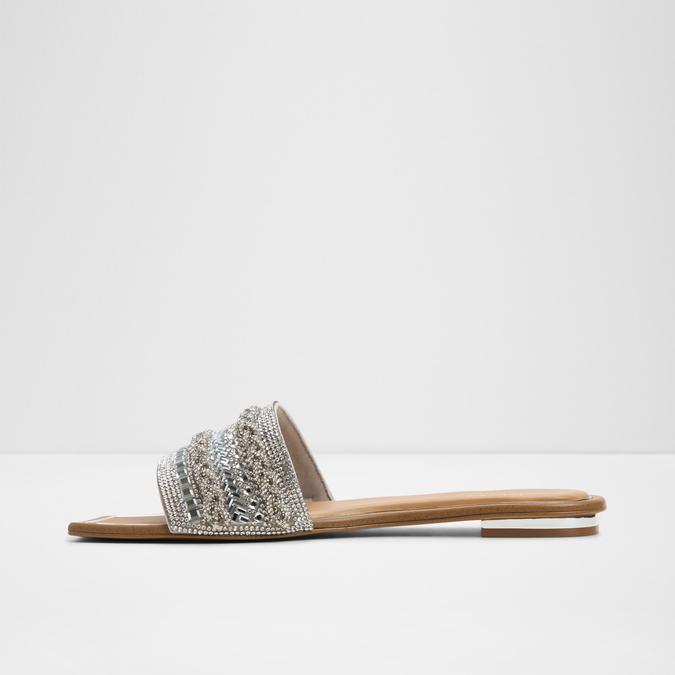 NAVALIA-IN SILVER Women Flat Sandals image number 2