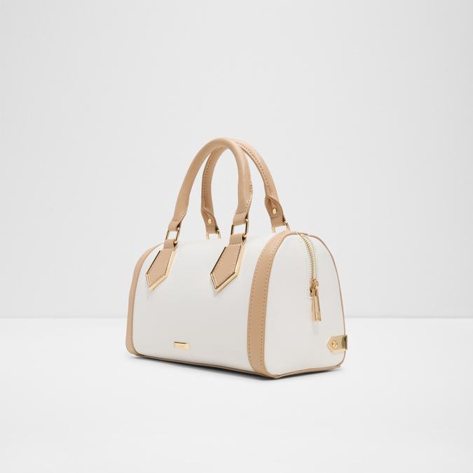 Maybry Women's White Barrel Bag