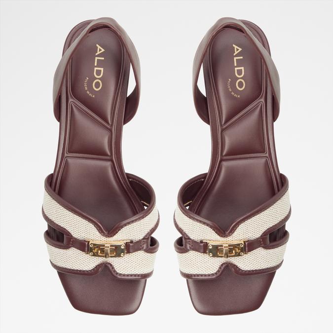 JAVAMINAR-IN BORDO Women Block Heel Sandals image number 5