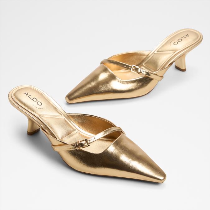 Goldenhaze-In Women's Gold Pumps