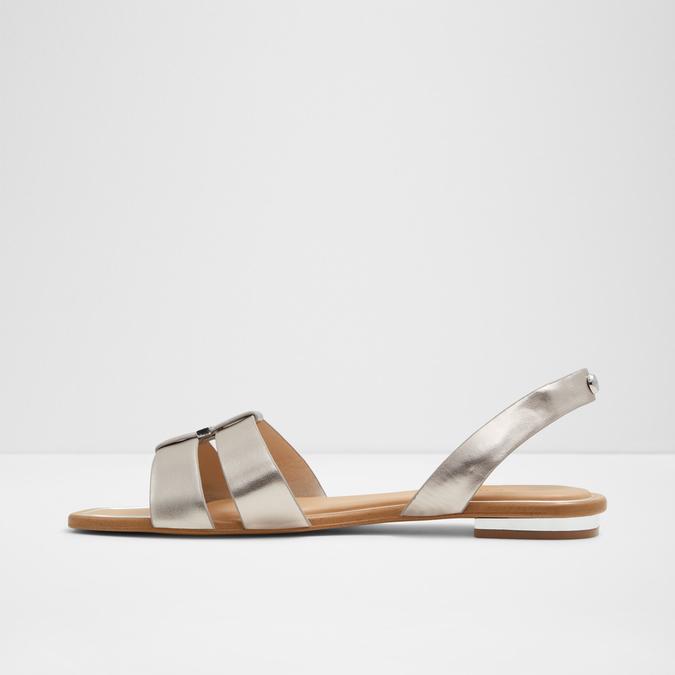 Balera Women's Silver Flat Sandals image number 3