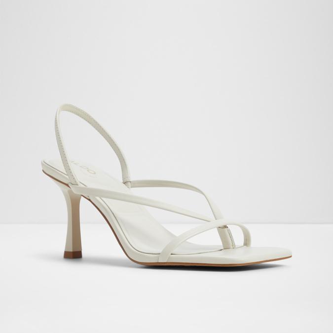 RIVA White Women Heels image number 3