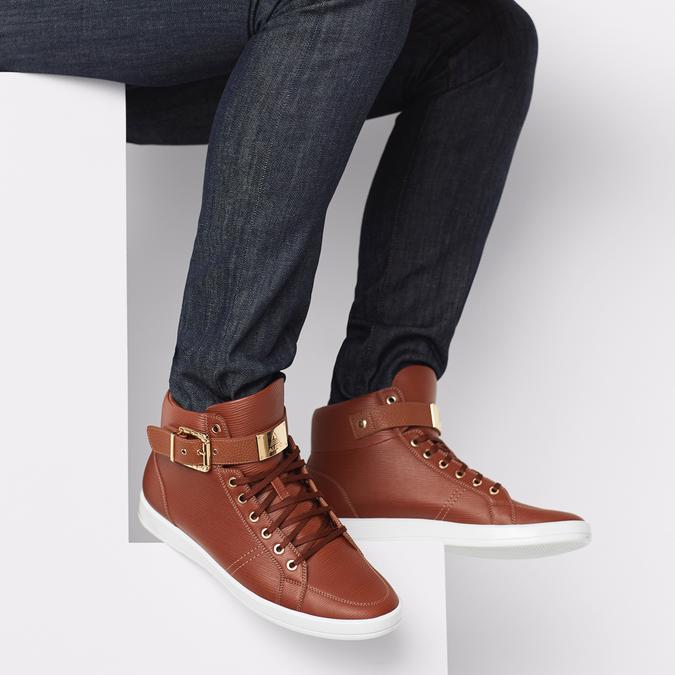 Edywien Men's Cognac High Top Sneakers image number 1