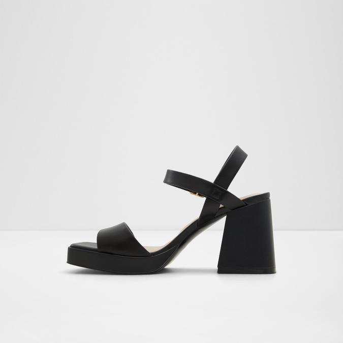 Montse-In Women's Black Block Heel Sandals image number 3