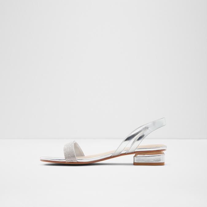 Adreilla Women's Silver Block Heel Sandal image number 2