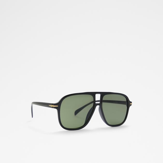 Lesu Men Black/Gold Sunglasses image number 1