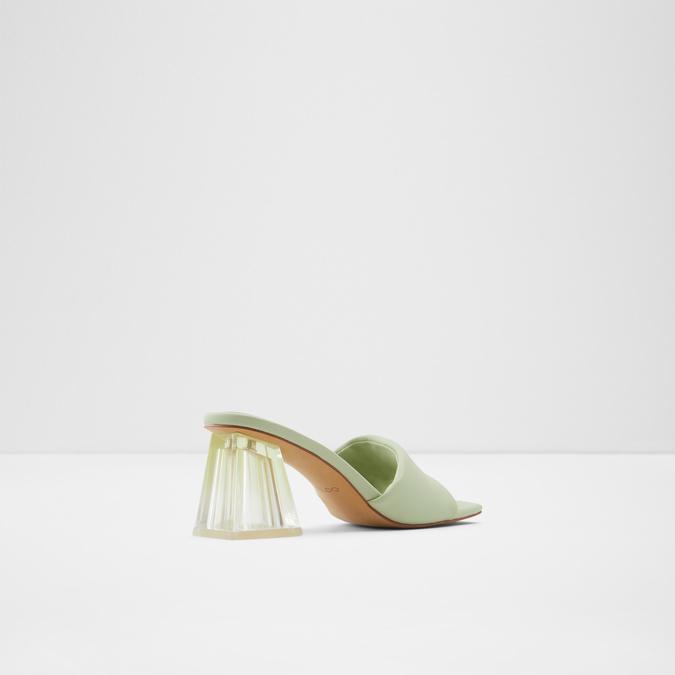 Kylah Women's Bright Green Block Heel Sandal image number 2