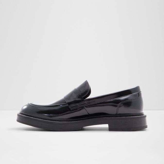 Niko Men's Black Loafers image number 3