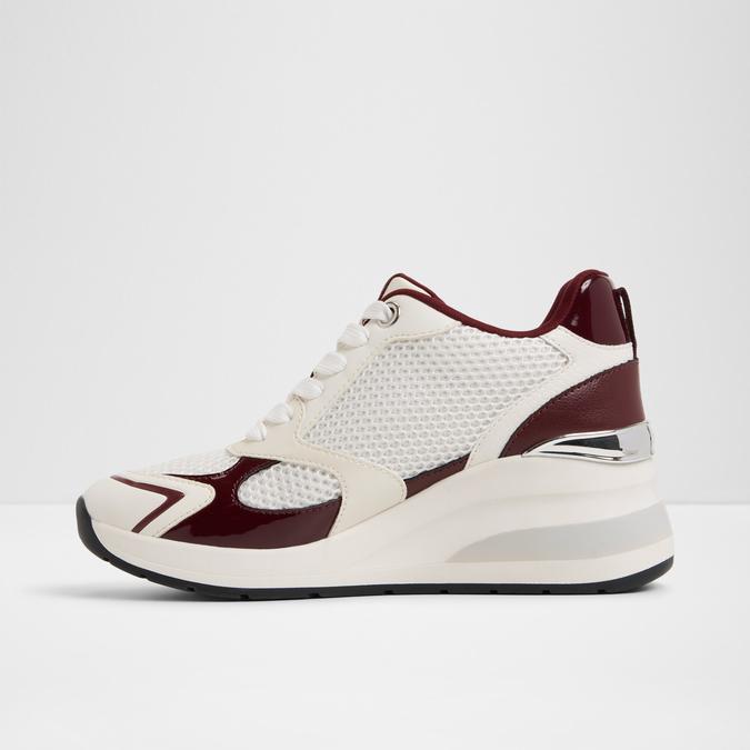 Brejosa-In Women's White Sneaker Wedges image number 3