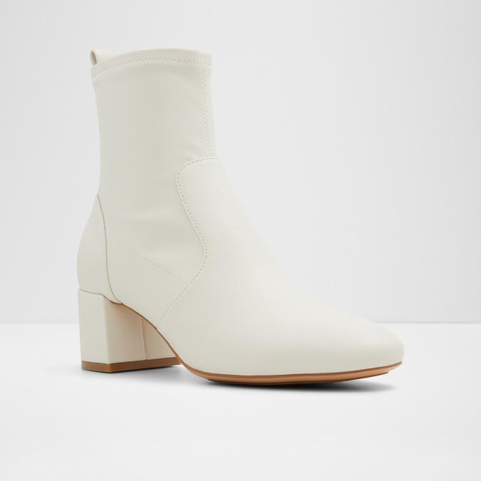 Tirgus-In Women's White Ankle Boots image number 4
