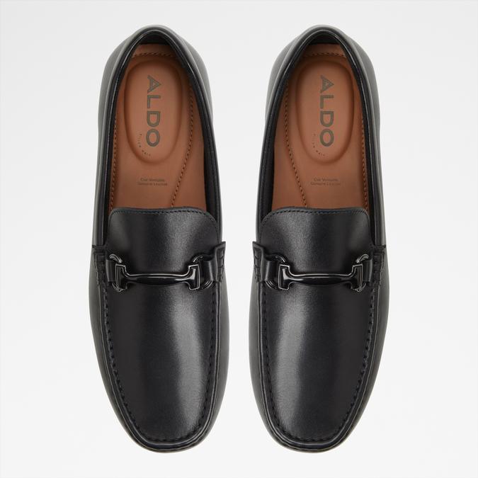Prato-In Men's Black Moccasins
