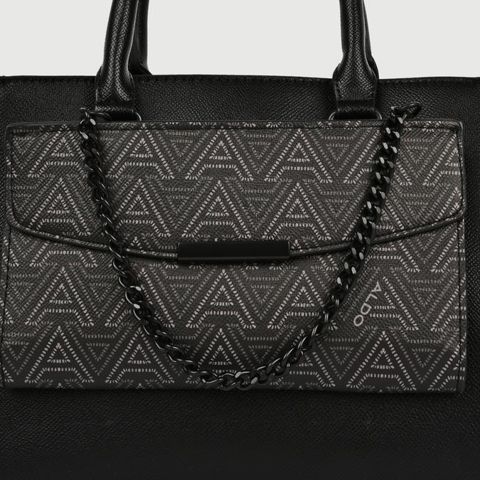 ELBOVER Black Women Satchel image number 4