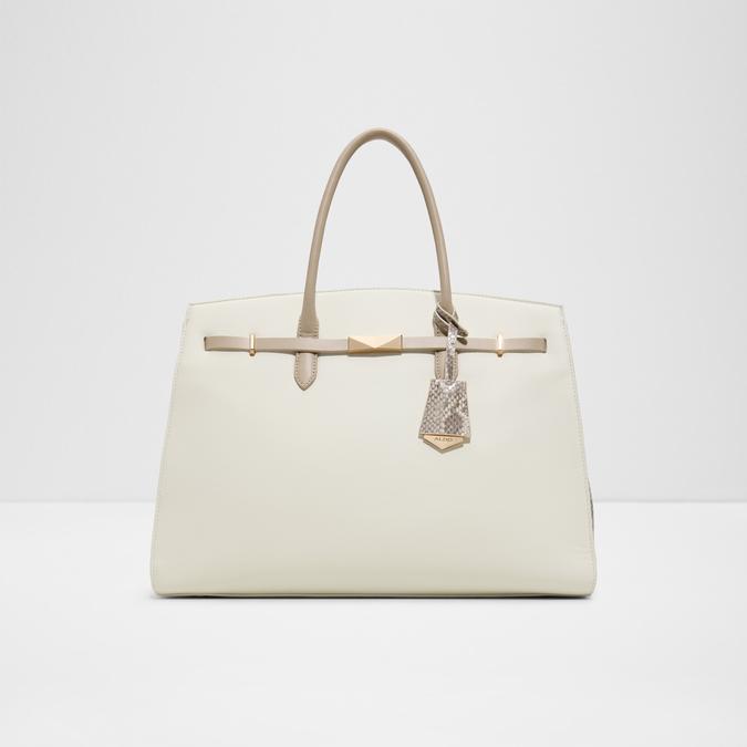 CLAUDIEA Cream Multi Women Tote