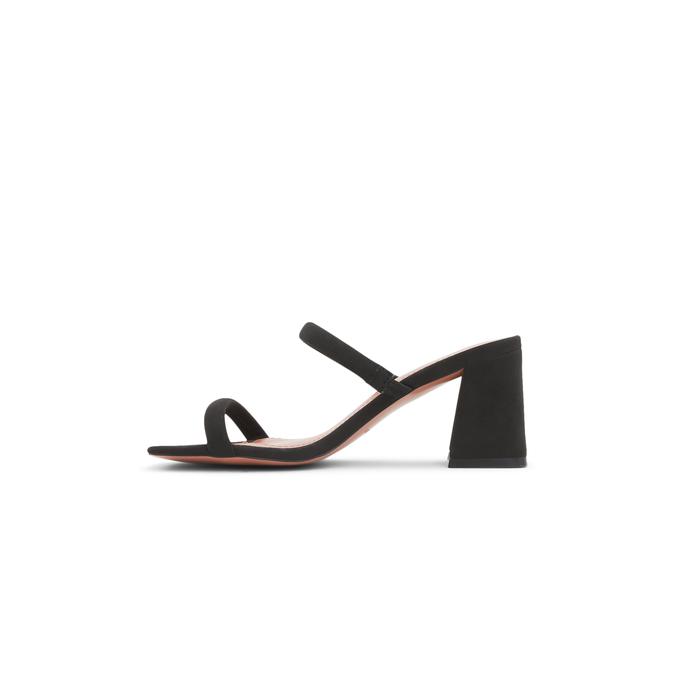 Kaiaa Women's Black Heeled Sandals image number 2