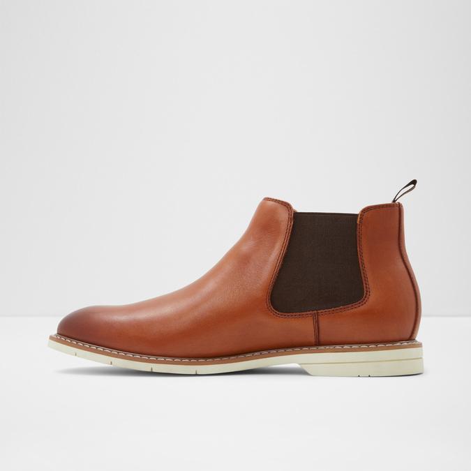 Darwin Men's Cognac Chelsea Boots image number 3