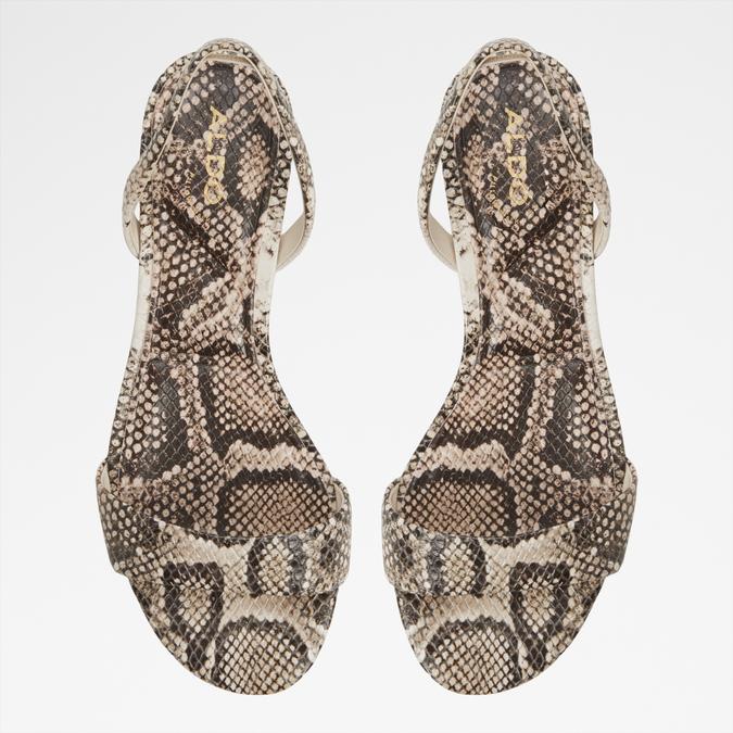 HALOBREREL Beige Women Heels image number 5