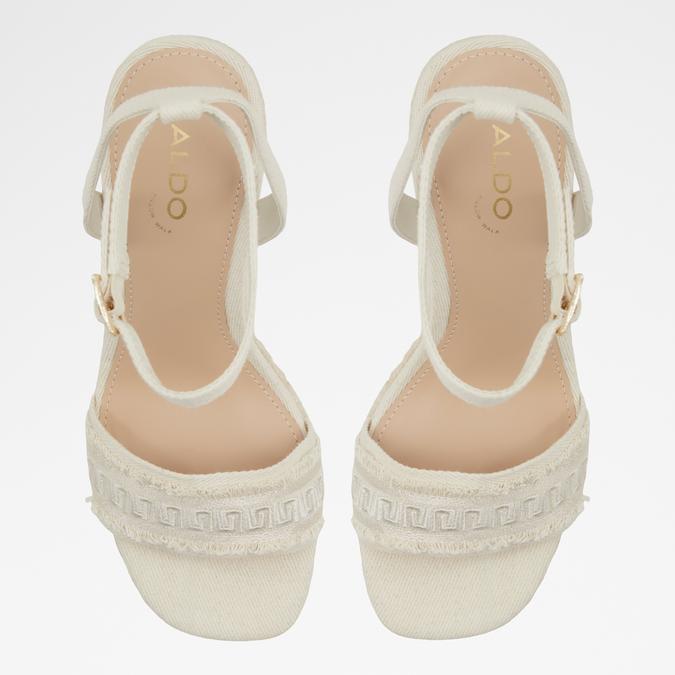 Aberitram Women's White Wedges image number 1