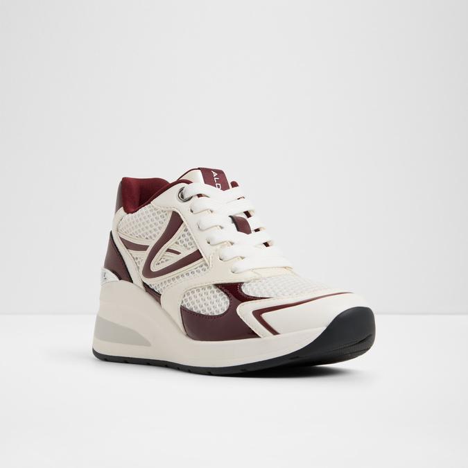 Brejosa-In Women's White Sneaker Wedges image number 4