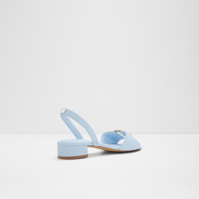 Roblane Women's Blue Block Heel Sandals image number 2