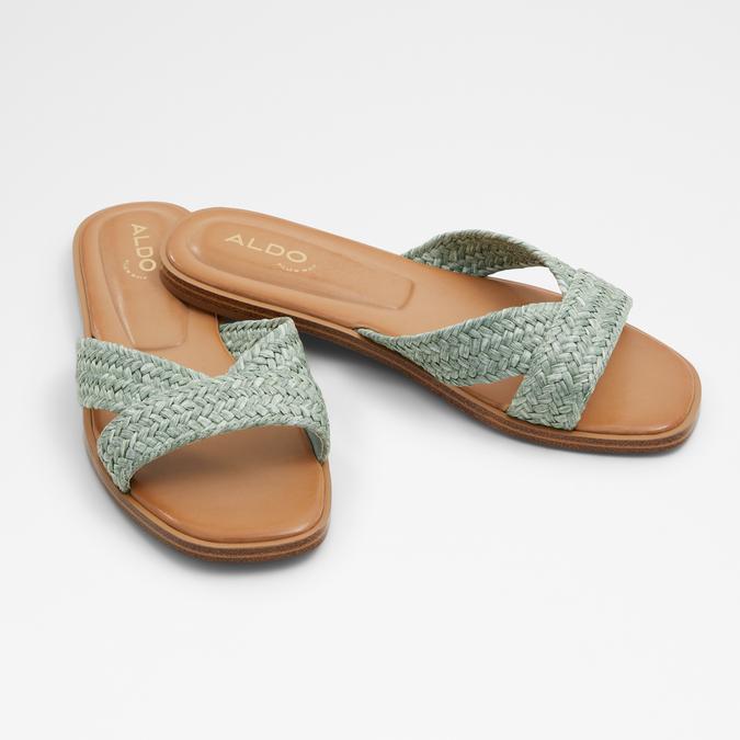 Caria Women's Green Flat Sandals image number 0