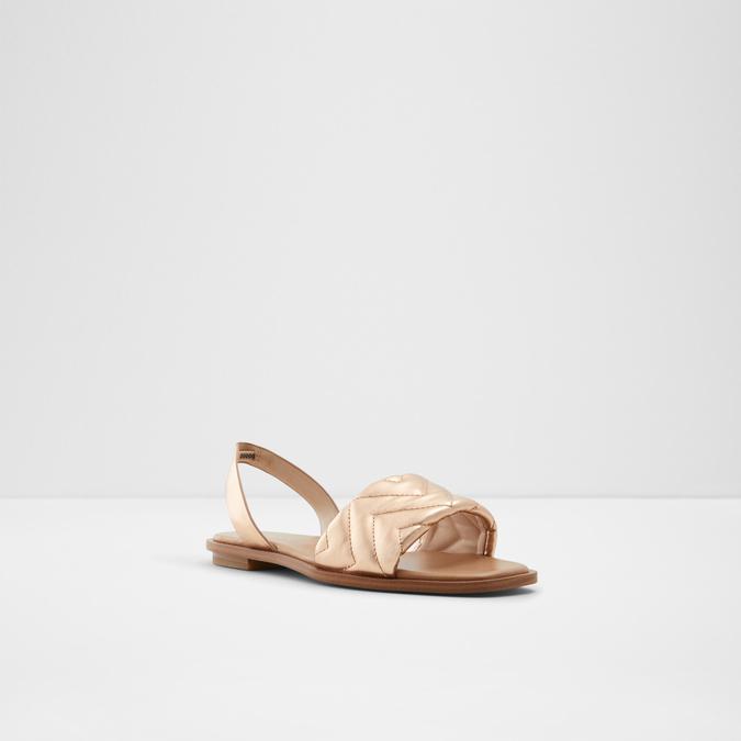 Grirawiaflex Women's Rose Gold Flat Sandals image number 3