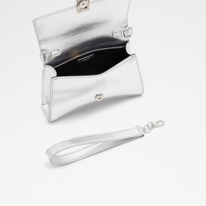 Cleeo Women's Silver Clutch image number 2