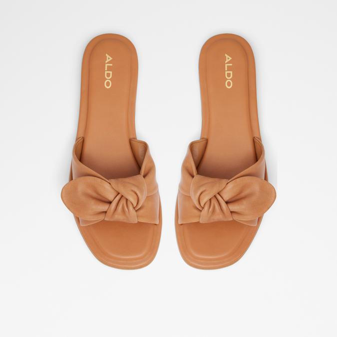 Abayrith Women's Cognac Flat Sandals image number 1