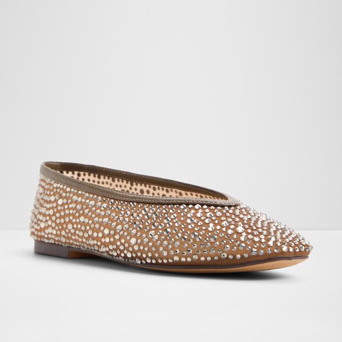 AYRAH-IN Taupe Women Ballerinas