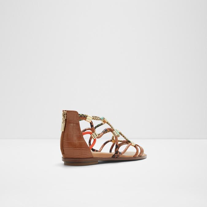 Occerana-In Women's Brown Flat Sandals image number 2