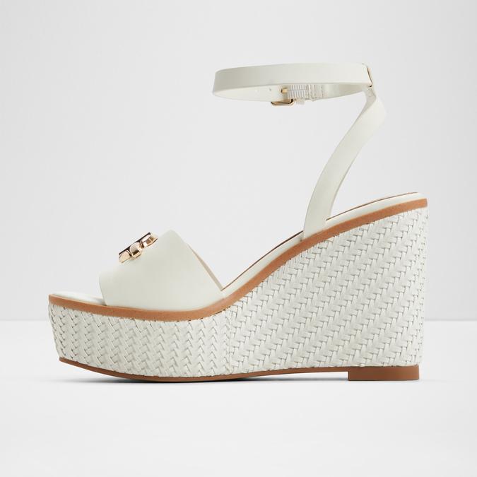 Ybylin-In Women's White Wedges image number 3