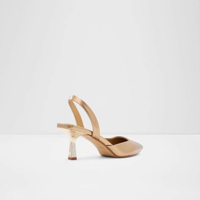 Basanti Women's Gold Pumps image number 2