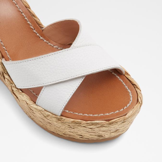 Urebrilith Women's White Wedges image number 5