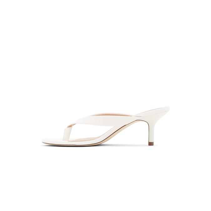 Myla Women's White Heeled Sandals image number 2