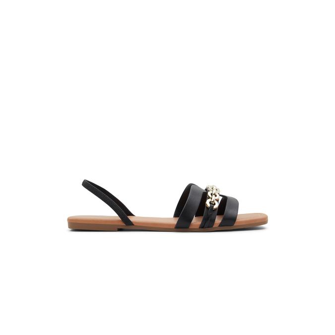 Cadiz Women's Black Flat Sandals image number 0