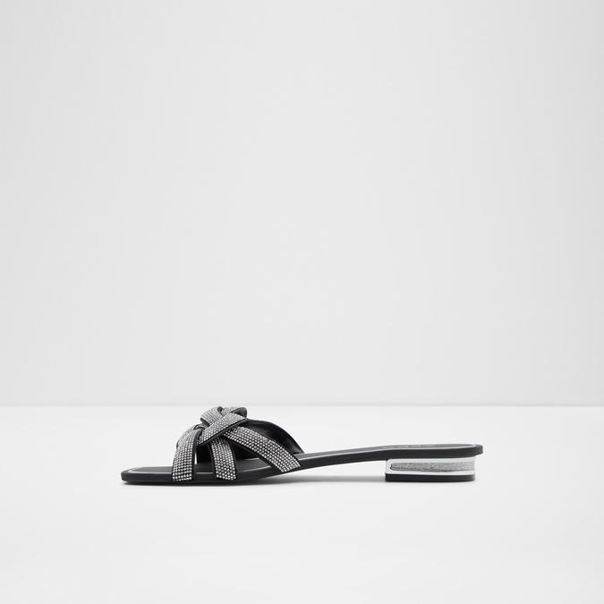 Tydeus Women's Black Flat Sandals image number 3