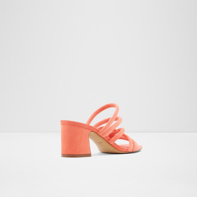 Atlanta Women's Orange Block Heel Sandal image number 1