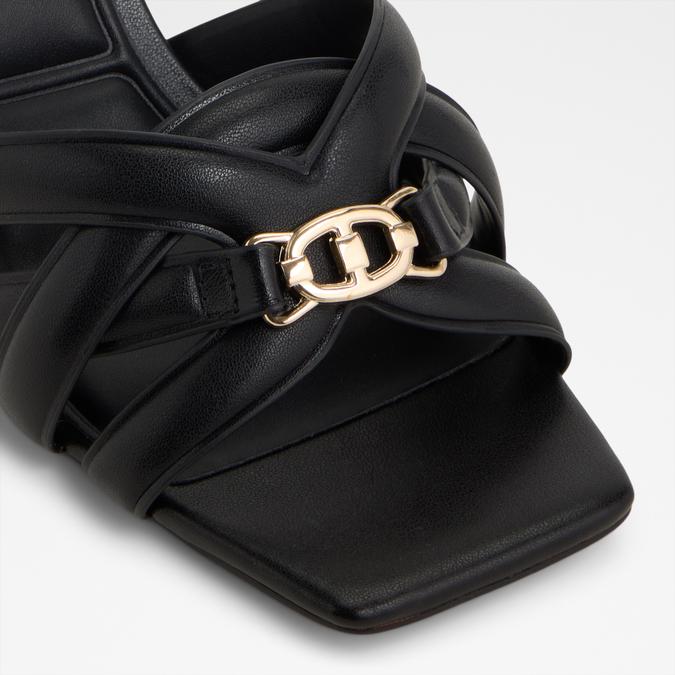 Calyra-In Women's Black Dress Sandals image number 5