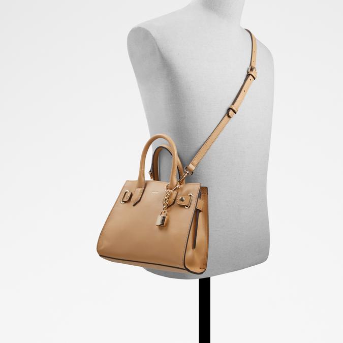 Lockette Women's Beige Satchel image number 3