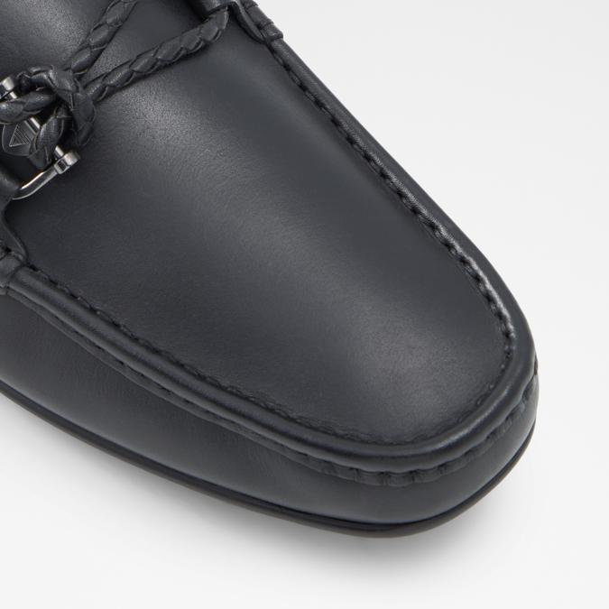 Ambani Men's Black Moccasins image number 5