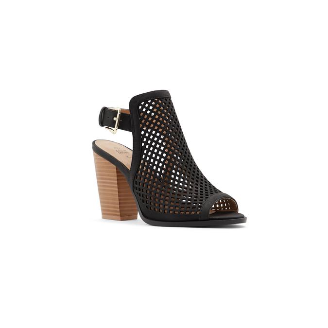 Triac Women's Black Heeled Shoes image number 3