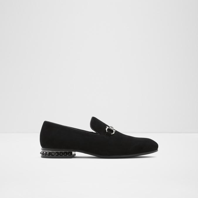 Bowtie Men's Black Loafers image number 0