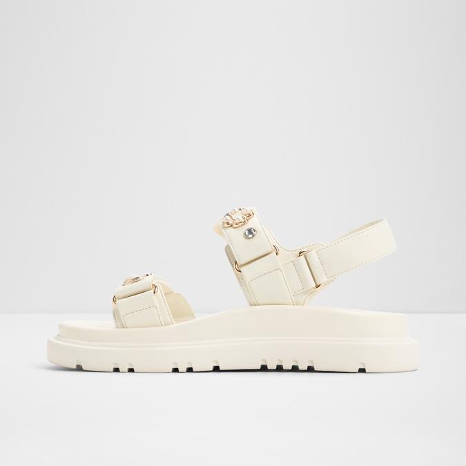 GEMIMAA White Women Sandals image number 2