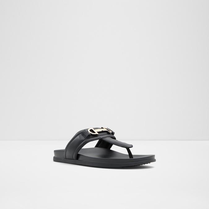 Deckslide Men's Black Sandals image number 3