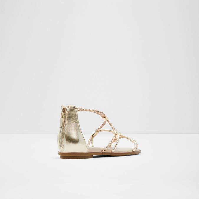 Oceriwenflex Women's Metallic Multi Flat Sandals image number 2