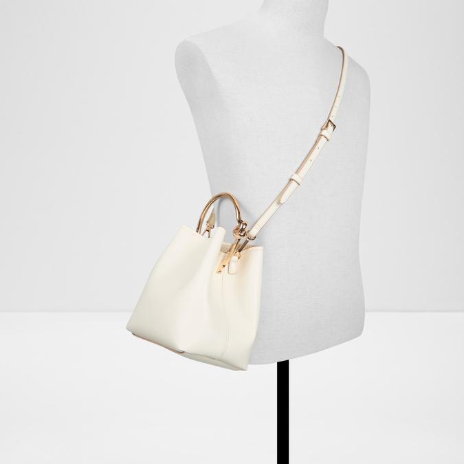 Bienka Women's Beige Bucket Bag image number 3