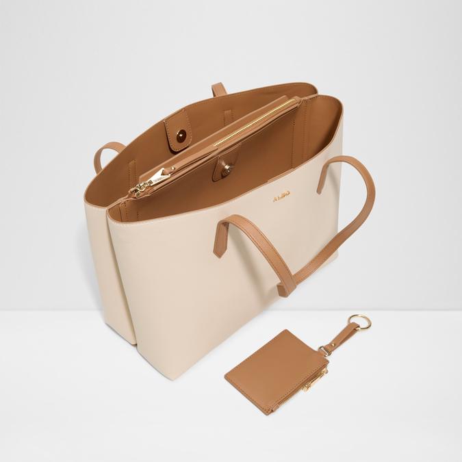 Ysabelle Women's Beige Laptop Bag image number 2