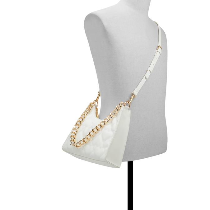 Delila Women's White Shoulder Bag image number 3