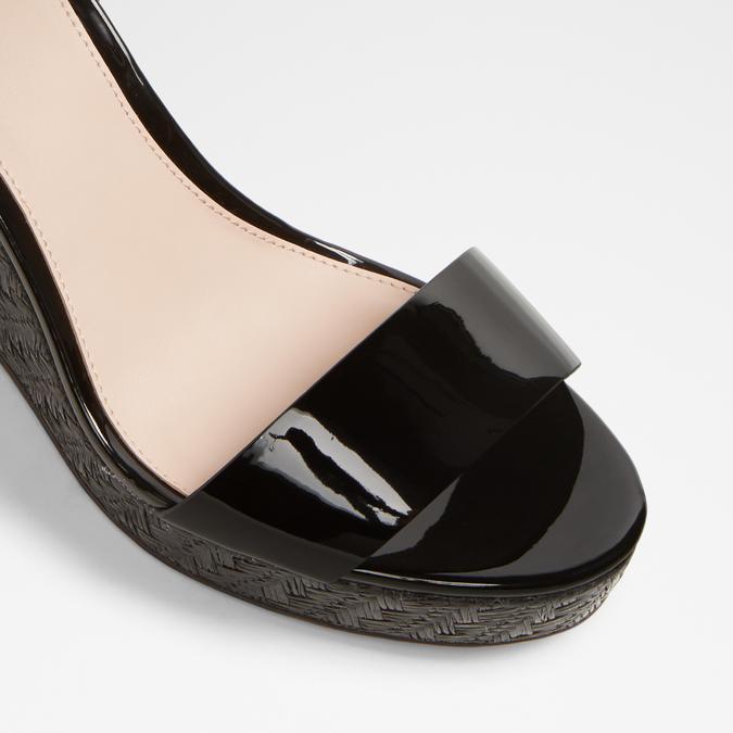 Unaliviel Women's Black Wedges image number 3